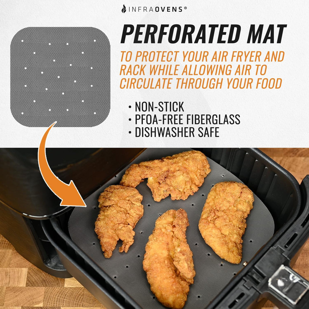 Wiederverwendbare Luftfritteusen-Einlagen für Cosori 3,7 qt, Instant Pot Vortex Plus 4 qt Airfryer,