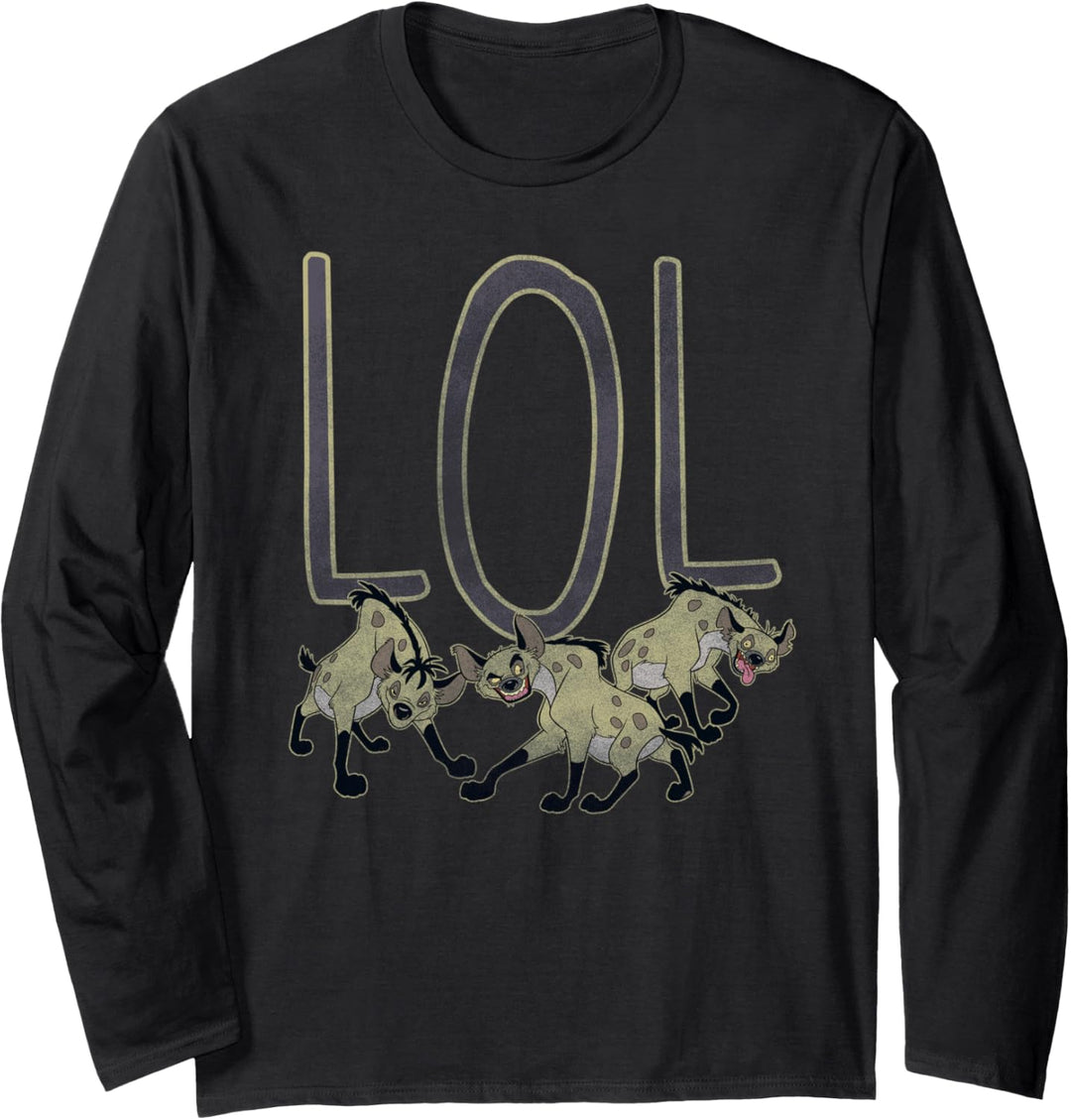 Disney The Lion King Hyenas LOL Portrait Langarmshirt