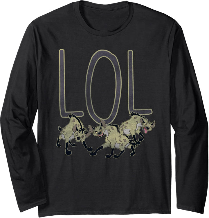 Disney The Lion King Hyenas LOL Portrait Langarmshirt