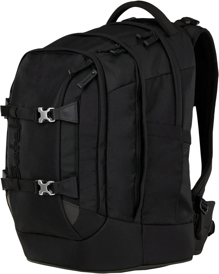 Satch Pack ab 5. Klasse ergonomisch 30L Stauraum standfest Organisationstalent Nordic Black - Schwar