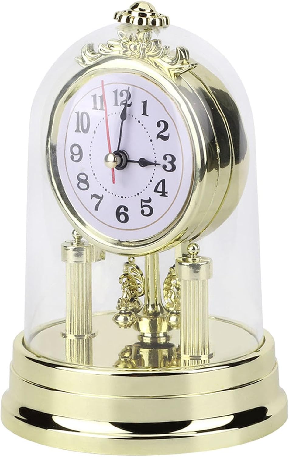 Vintage-Uhr, Kaminuhr, Tischuhren für Wohnzimmer, Leise Schreibtischuhr, Antike Uhr Im Europäischen