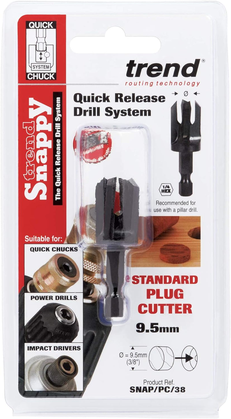 Trend - Snappy 3/8 Durchmesser Plug cutter - SNAP/PC/38