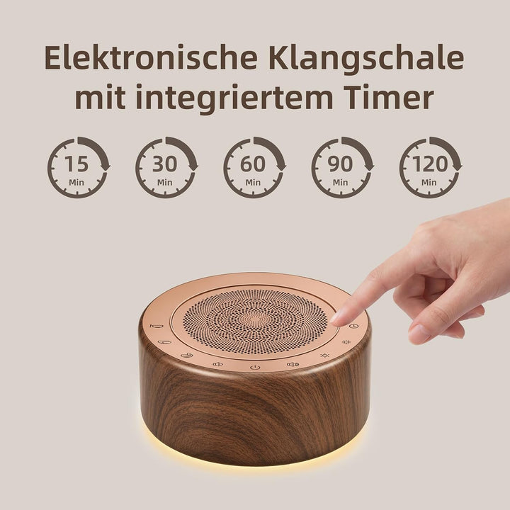 Kipcush Tibetische Meditationsschalen-Klangmaschine – 7 Klangschalen in verschiedenen Grössen für Yo