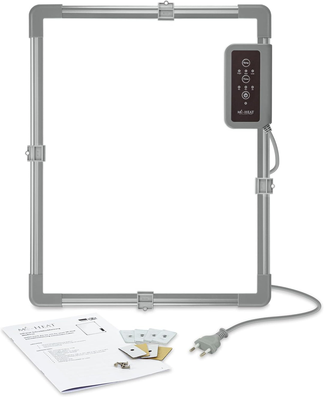 Infrarot Schreibtisch-Heizung 36x45cm Wärmeplatte 117W Arbeitsplatz Büro Home Office Kassen Empfangs