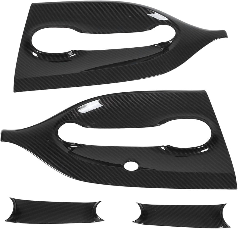 Aussentürgriff-Abdeckung, Aussentürgriff-Abdeckungs-Kit Carbon-Faser-Farbersatz für Smart Fortwo C45