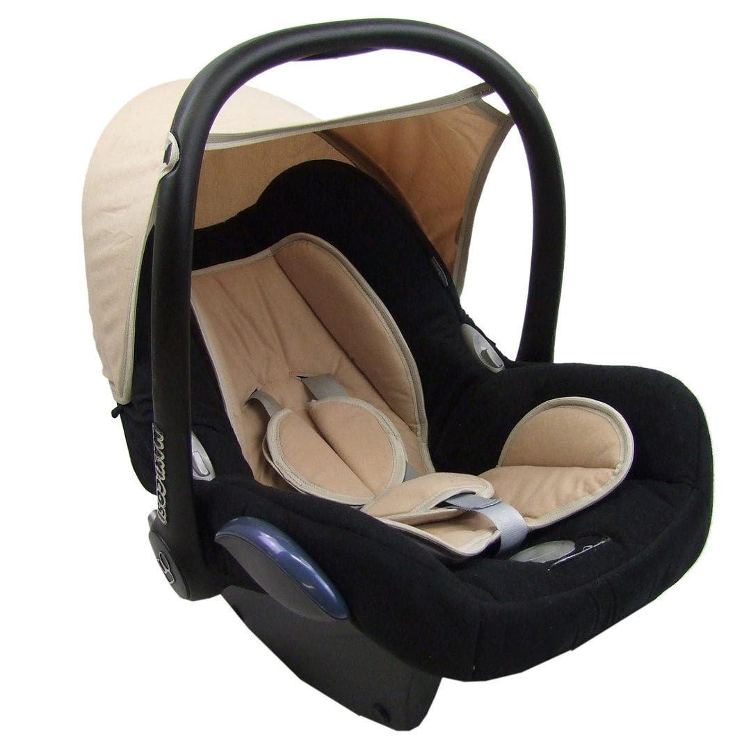 BAMBINIWELT Bezug Ersatzbezug kompatibel mit Maxi-Cosi CabrioFix für Babyschale 7-tlg Komplett-Set (
