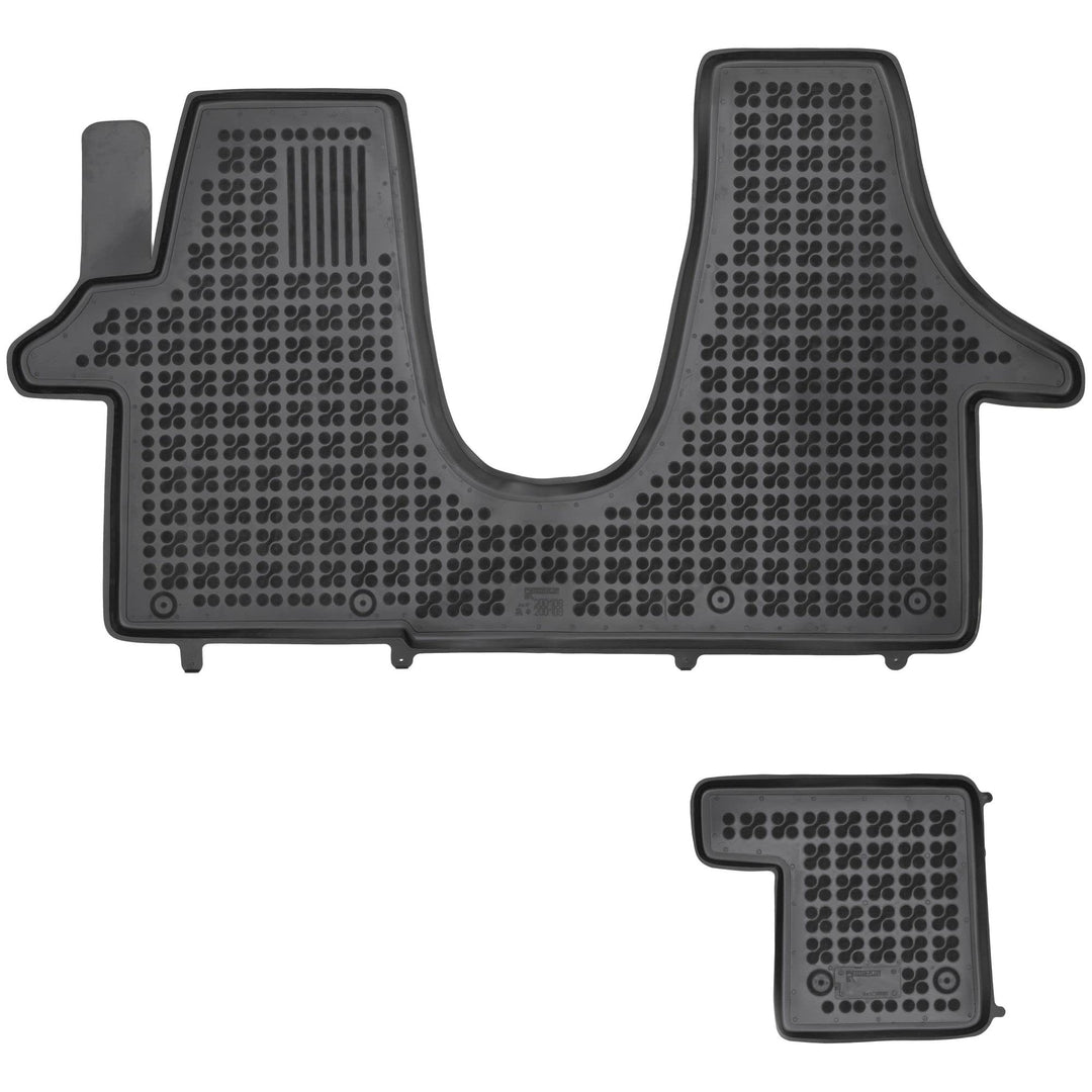 SMK Auto fussmatten gummimatten passt für Volkswagen T5 2003-2015 fussmatten Auto für alle Jahreszei
