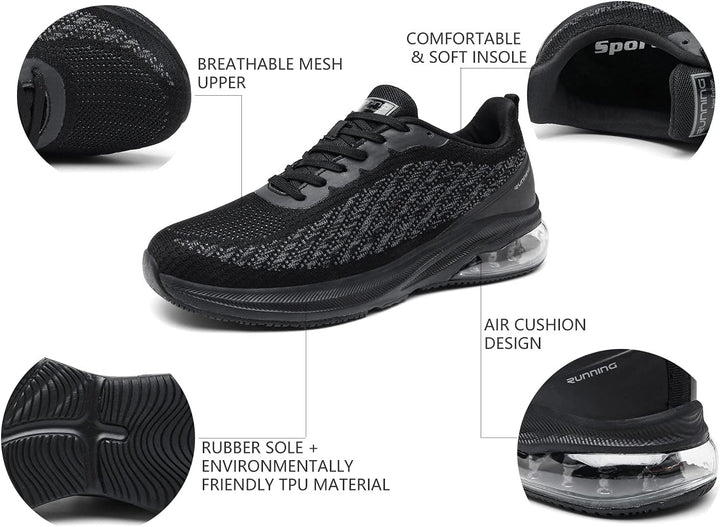 frysen Herren Damen Sportschuhe Fitness Schuhe Running Sneaker Sport Sneakers Laufschuhe Trekkingsch