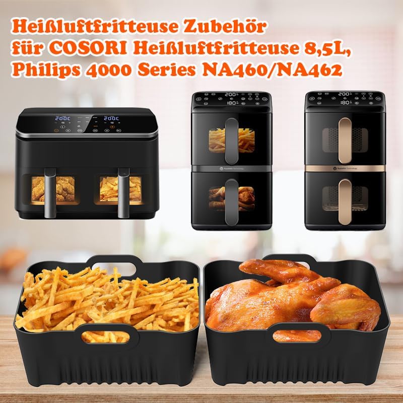 Heissluftfritteuse Zubehör für COSORI Kammern 8,5-liter Heissluftfritteuse | Airfryer Zubehör Access