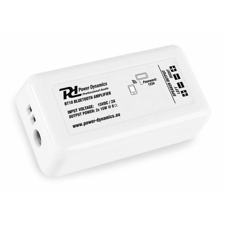 Power Dynamics BT10 Bluetooth-Einbauverstärker - 2X 15 W