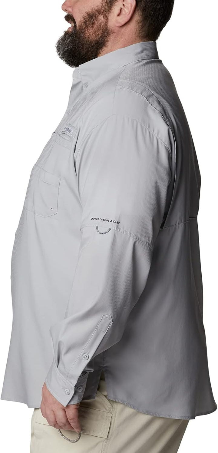 Columbia Herren Tamiami Ii Long Sleeve Shirt Langarmshirt XXL Cool Grey, XXL Cool Grey