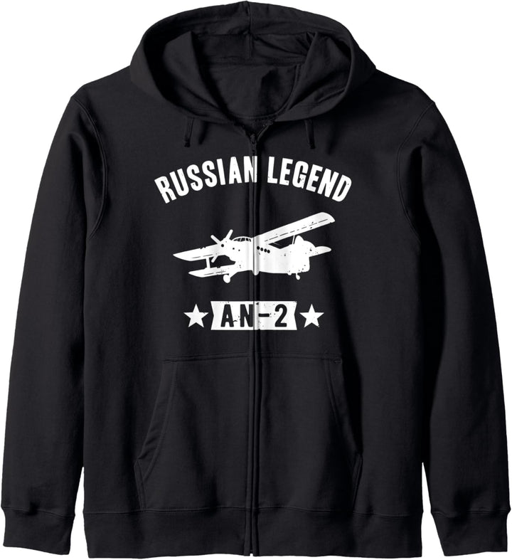 Flugzeug Russisch Antonow An-2 Flieger Doppeldecker Kapuzenjacke