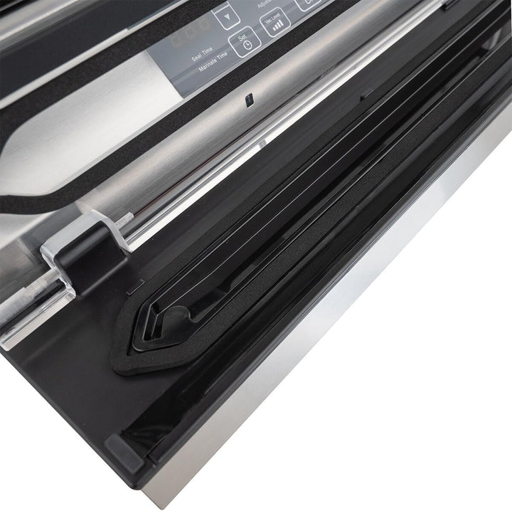 Beutel-Vakuumiergerät BVM016DP – Profi Vakuumierer 16 l/min mit 400 mm Schweissnaht aus Edelstahl –