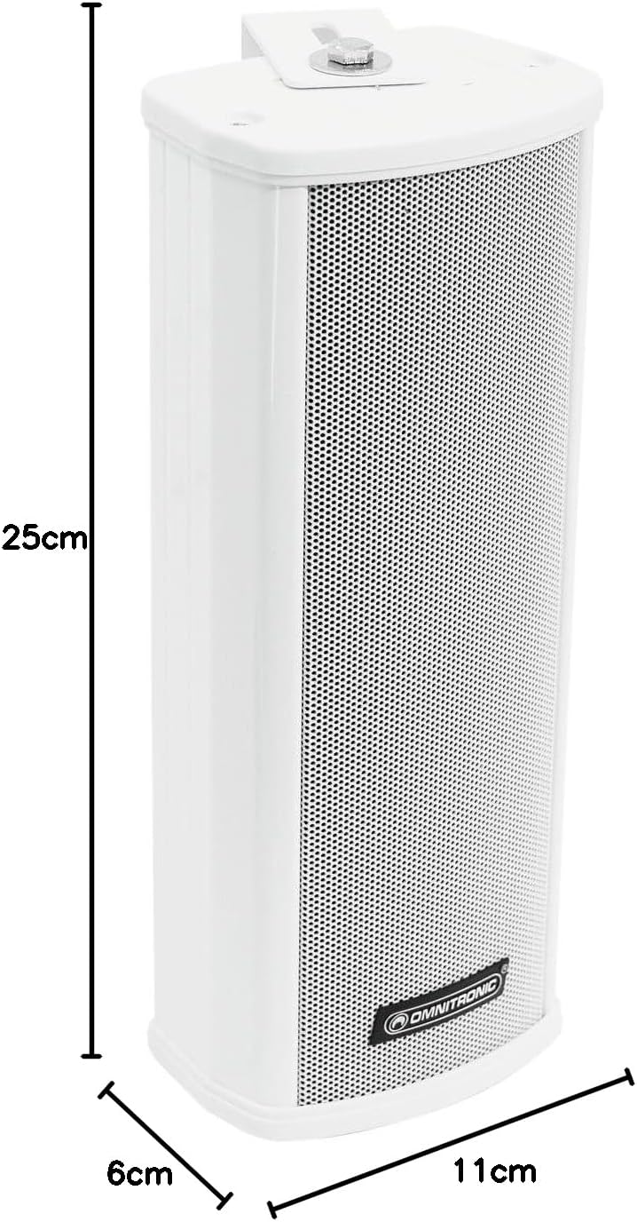 OMNITRONIC PCW-10 Tonsäule IP44 | Wetterfeste Tonsäule, 100 V