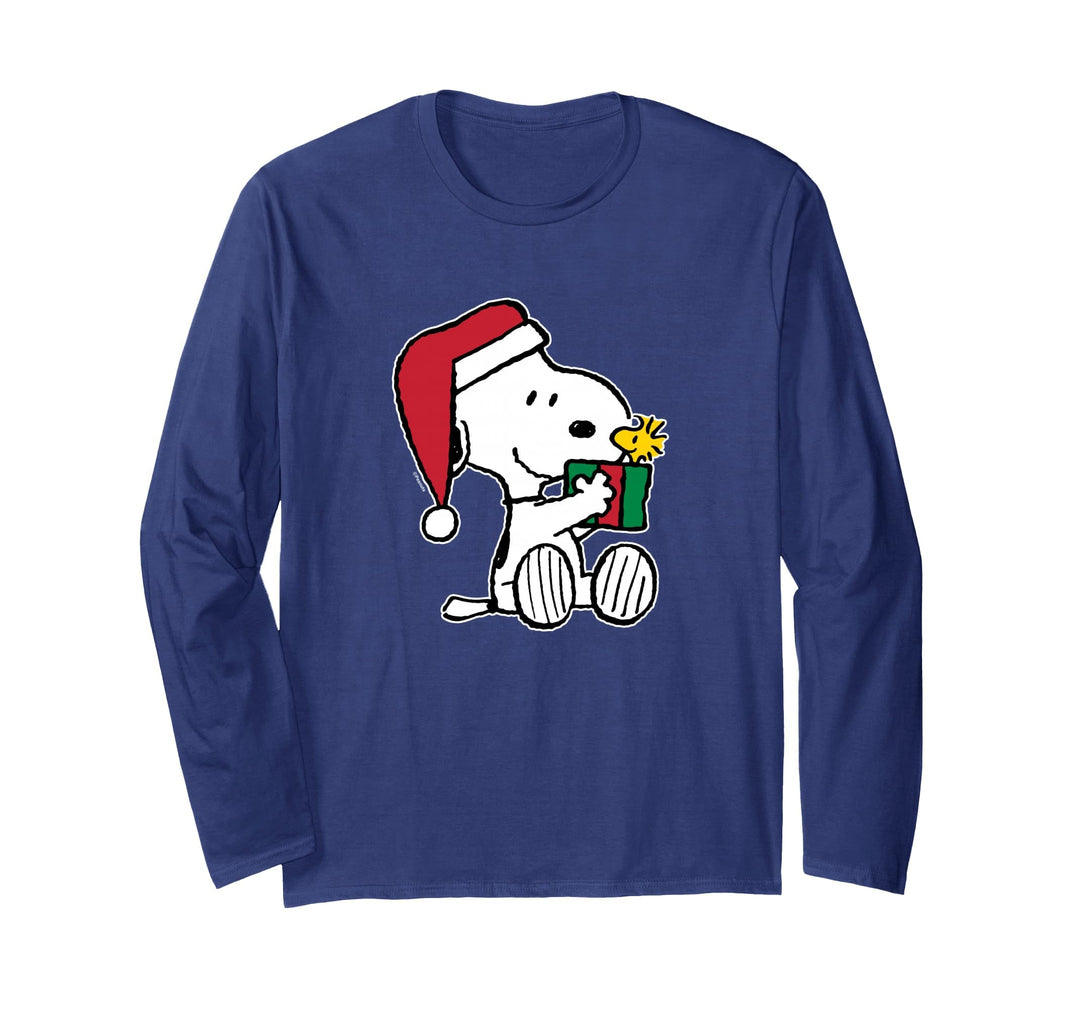 Peanuts - Snoopy Woodstock Weihnachten Langarmshirt