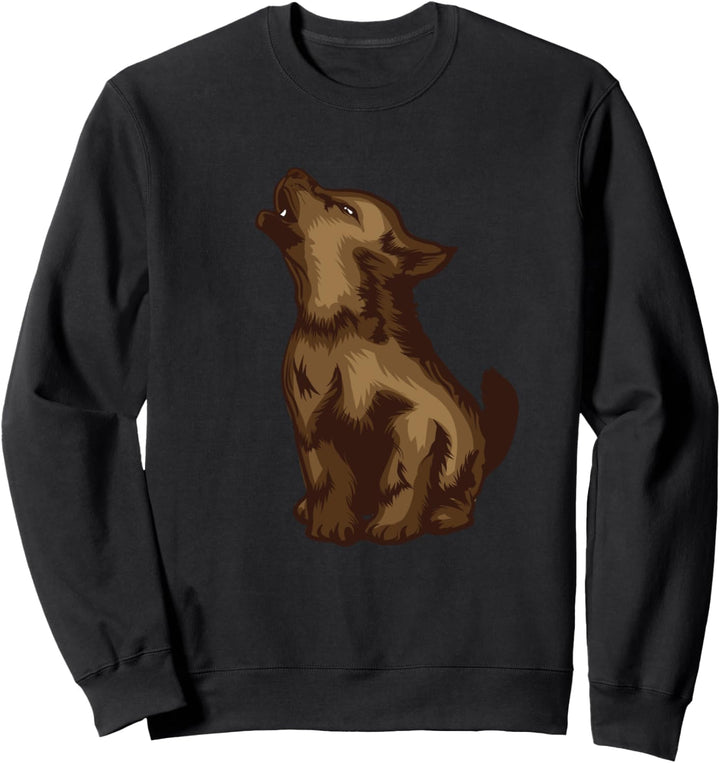 Baby Wolf Geschenk Wolf Welpe Sweatshirt