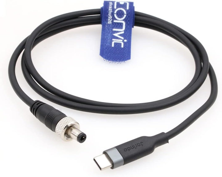 Netzkabel für Atomos Ninja V Zwo ASI Gekühlte Kameras PD USB 3.1 Typ C zu Locking DC Power Jack