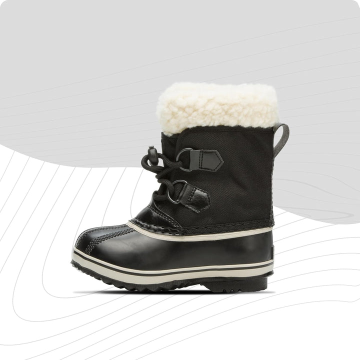 Sorel Unisex Kinder Yoot Pac Nylon Wp wasserdichte Schneestiefel, Black Youth Collection 2024