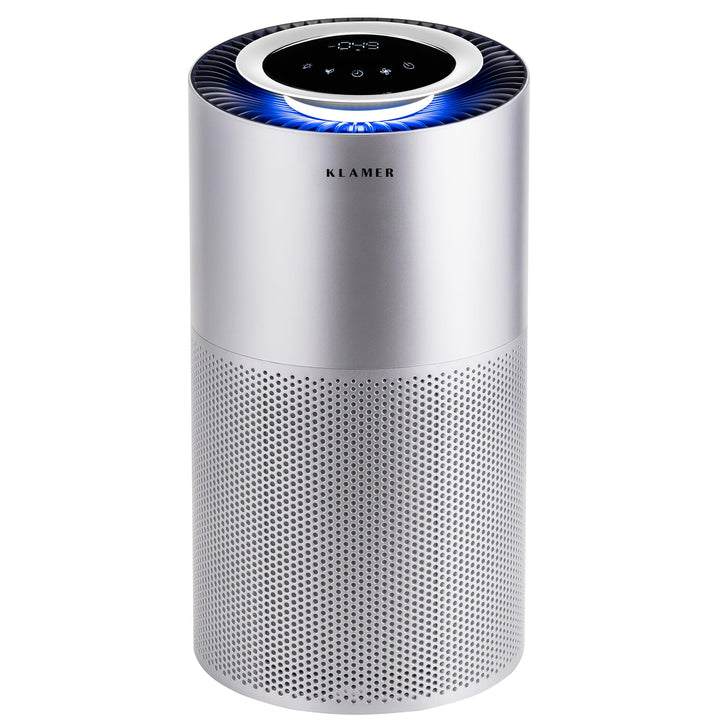 KLAMER Luftreiniger 600i mit HEPA Filter, CADR Spitzenleistung von 450 m³/h, für Räume bis 55m², ent