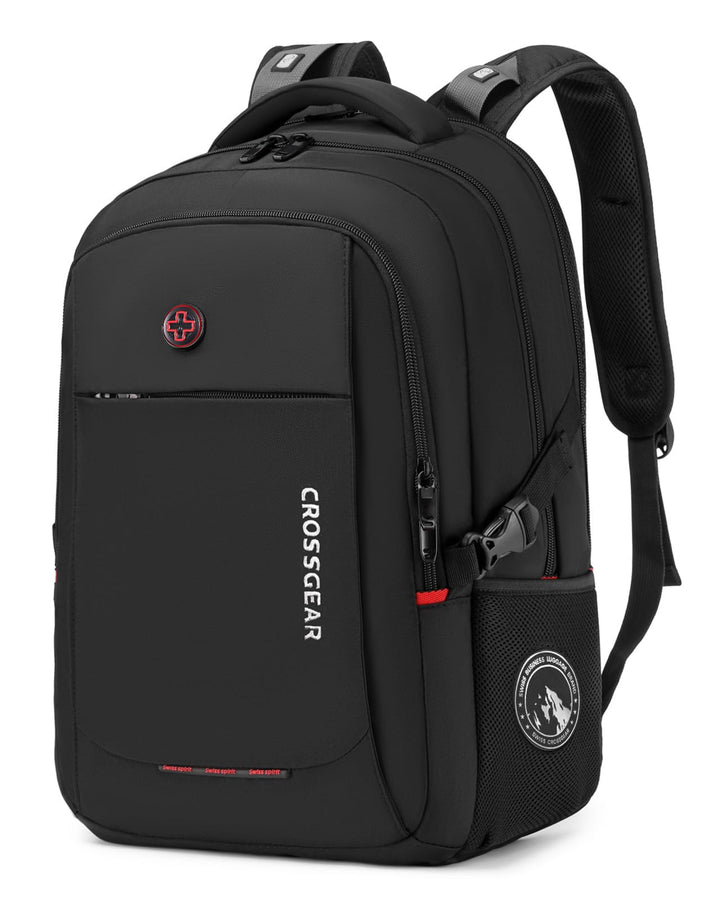 CROSSGEAR 17,3 Zoll Rucksack Herren mit Entlastenden Schultergurten, 30l Laptop Rucksack, Wasserdich