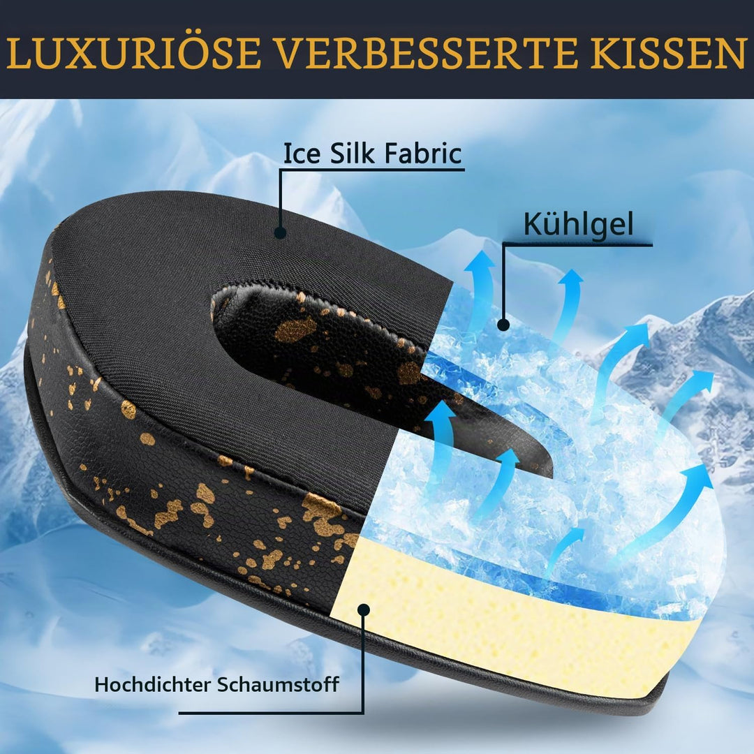 SOULWIT Kühlgel Ersatz Ohrpolster für Sennheiser RS165/RS175/RS185/RS195 (RS 165 175 185 195 RF), Er