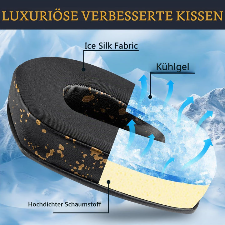 SOULWIT Kühlgel Ersatz Ohrpolster für Sennheiser RS165/RS175/RS185/RS195 (RS 165 175 185 195 RF), Er