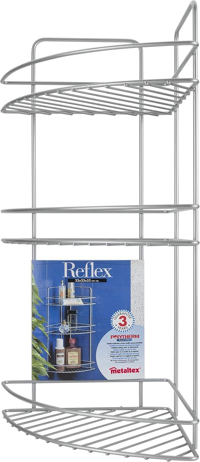 METALTEX RINCONERA 3 P. POLYTHERM 'Reflex', Detailed in The Description, Silber, 30 cm