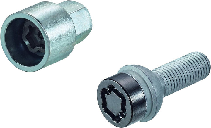 28018SUB Radsicherungsbolzen SUB (Schwarz) M14x1.5, Kugelsitz R13, Schaftlänge 26,7 mm, Gesamtlänge