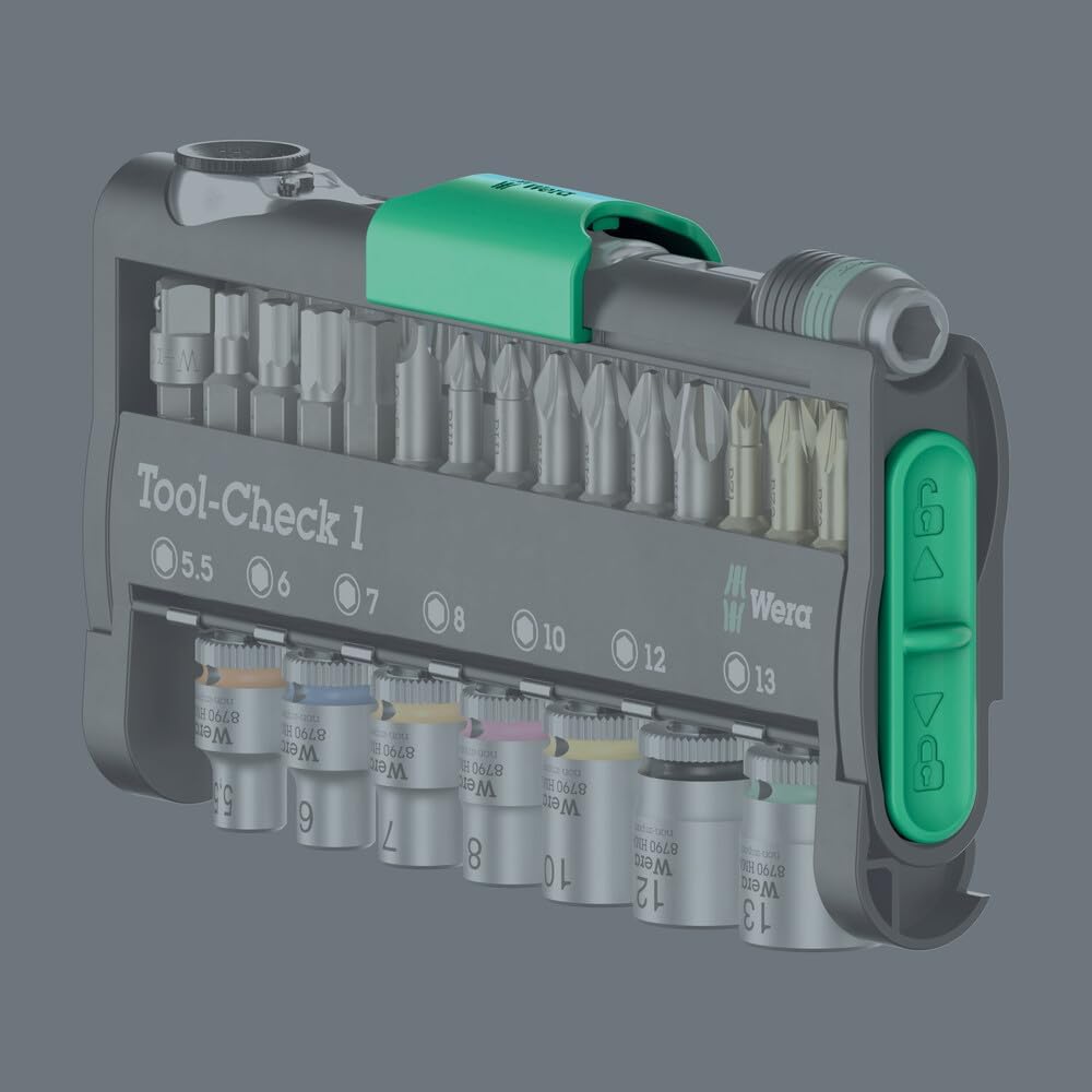 Wera 05049050001 Tool-Check 1, 38-teilig, Tool-Check 1