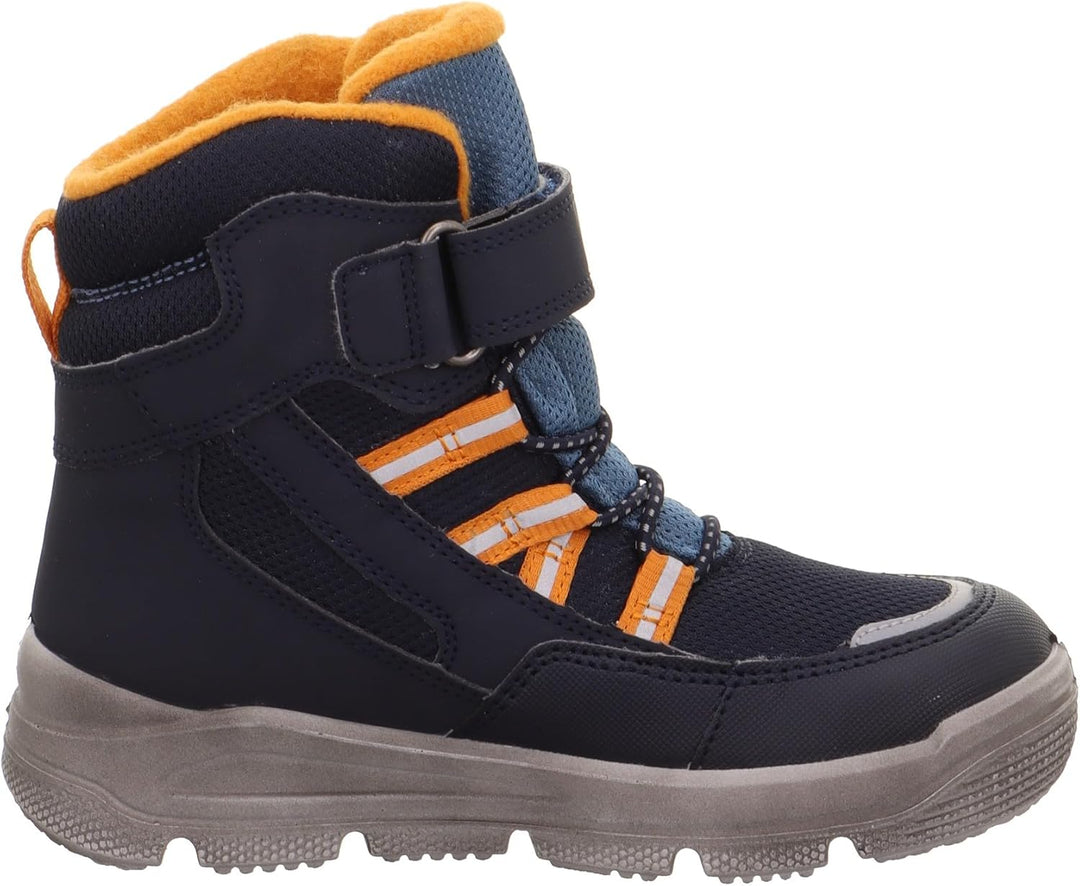 Superfit Jungen Mars Schneestiefel 26 EU Blau Orange 8000, 26 EU Blau Orange 8000