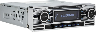 Caliber Autoradio Bluetooth - Auto Radio Bluetooth USB - DAB+ / FM - 1 DIN Radio Auto - Retro Design