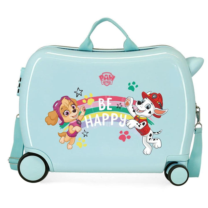 Paw Patrol Be Happy Kinder-Koffer Blau 50x39x20 cms Hartschalen ABS Kombinationsschloss 38L 2,1kgs 4