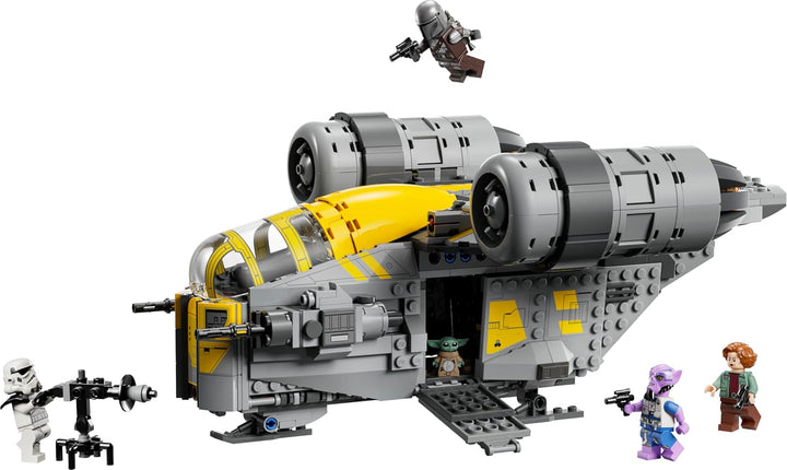 LEGO Star Wars 75447 Razor Crest - The Mandalorian und Grogu Set mit 4 Minifiguren & Grogu Figur - G