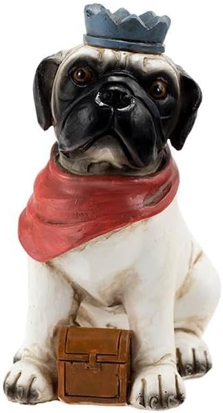 DRW Krippe des Geheimnisses der Hunde, 10 cm, aus Kunstharz, handbemalt, 7 Teile