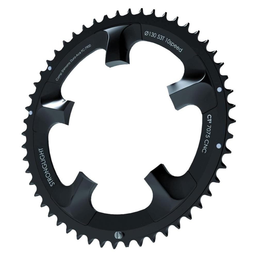 Stronglight Kettenblatt Dura-ace 130 Mm 50 Schwarz, 50 Schwarz