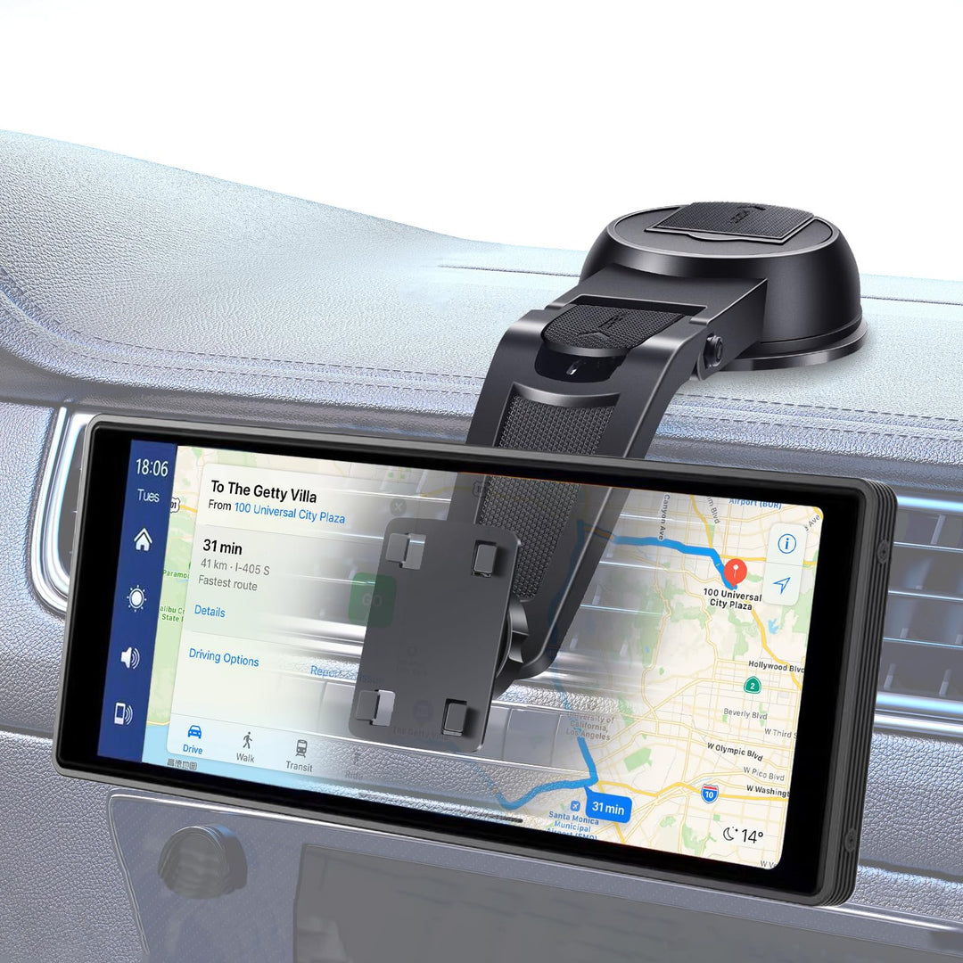 EEEKit Saugnapfhalterung für Carplay-Bildschirm, 360° Drehung und Einstellbarer Anti-Wackel Stabilis