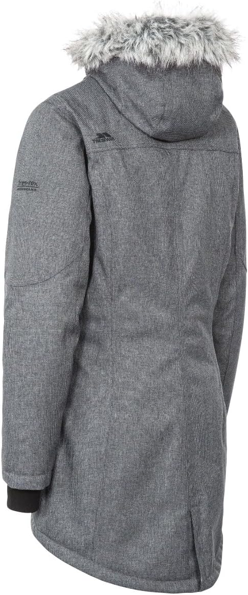 Trespass Damen Thundery Jacke XS Black/Silver Grey, XS Black/Silver Grey