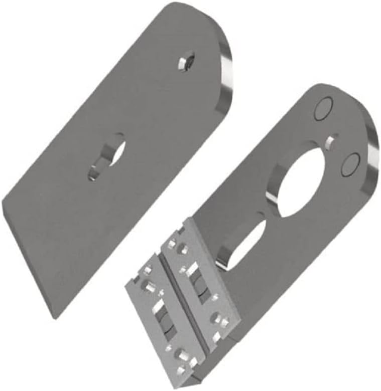 Ulmia Alu-Line Messerhalter (Zubehör für Metallhobel, magnetische Halterung für zwei Wechselmesser,