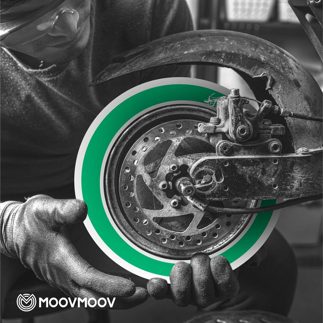 MOOVMOOV E-Scooter Schlauch 10x2.125 - Mit geradem Ventil - Kompatibel mit den E-Scooter Reifen Nine