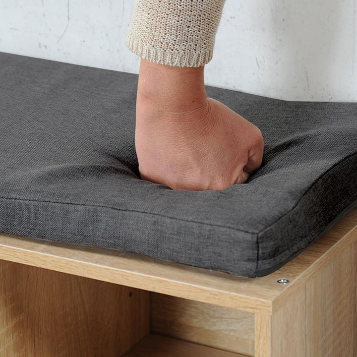 MOON HOME Schuhschrank mit Sitzkissen - Stardust Oak, aus FSC® Holz Faserplatte (MDF) mit Eichenopti
