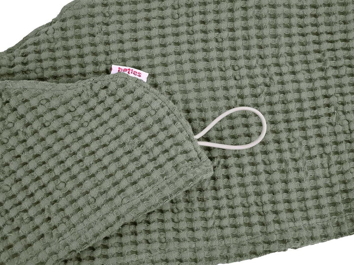 beties - PUR.NATURE - Sauna Haarturban - One Size; PREMIUM-Halbleinen Qualität (europäischer Flachs)