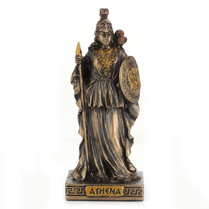 Veronese Design Athena Göttin der Weisheit Miniaturfigur Athena Mehrfarbig, Athena Mehrfarbig