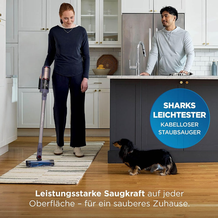 Shark PowerLite Clean &amp; Empty Pet, Akku-Staubsauger mit automatisch entleerender Basisstation, einfa