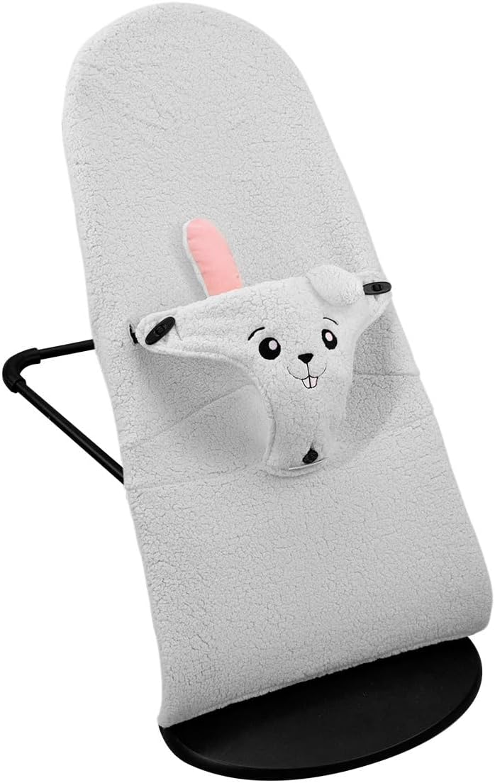 JYOKO KIDS Bezug kompatibel mit Babybjorn Bliss, Balance, Soft (Kaninche, Polar Teddy), Kaninche