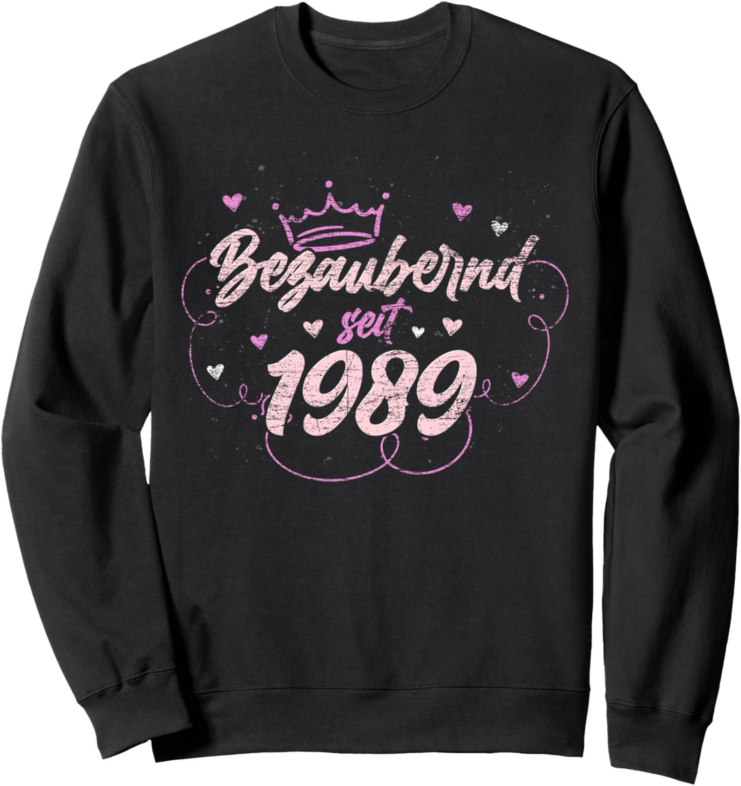 Bezaubernd seit 1989 Geschenk für Frauen 33 Geburtstag Sweatshirt