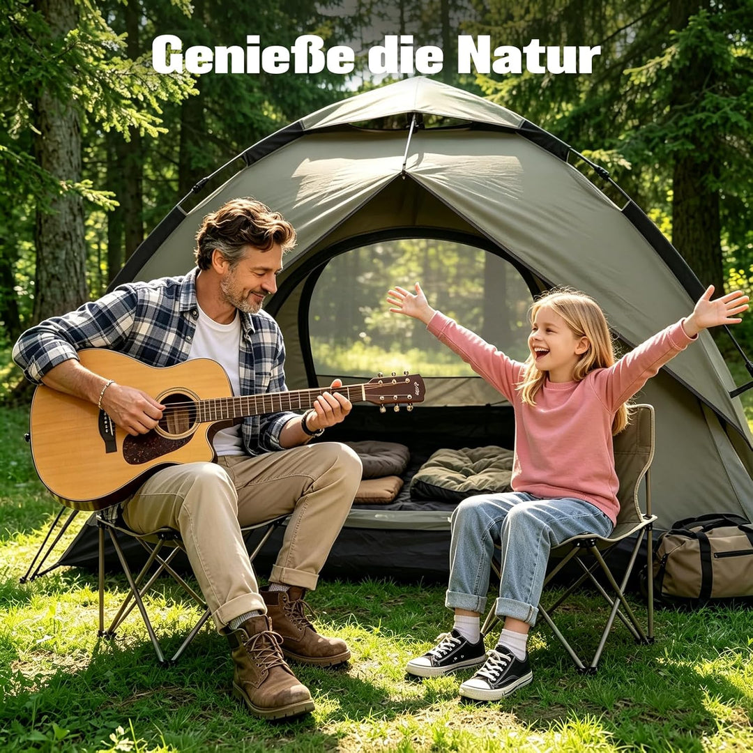 Zelt 2/3/4 Personen Campingzelt Pop Up - 40s Automatik Schnellaufbau 2-4 Mann Zelte Wasserdicht 3500