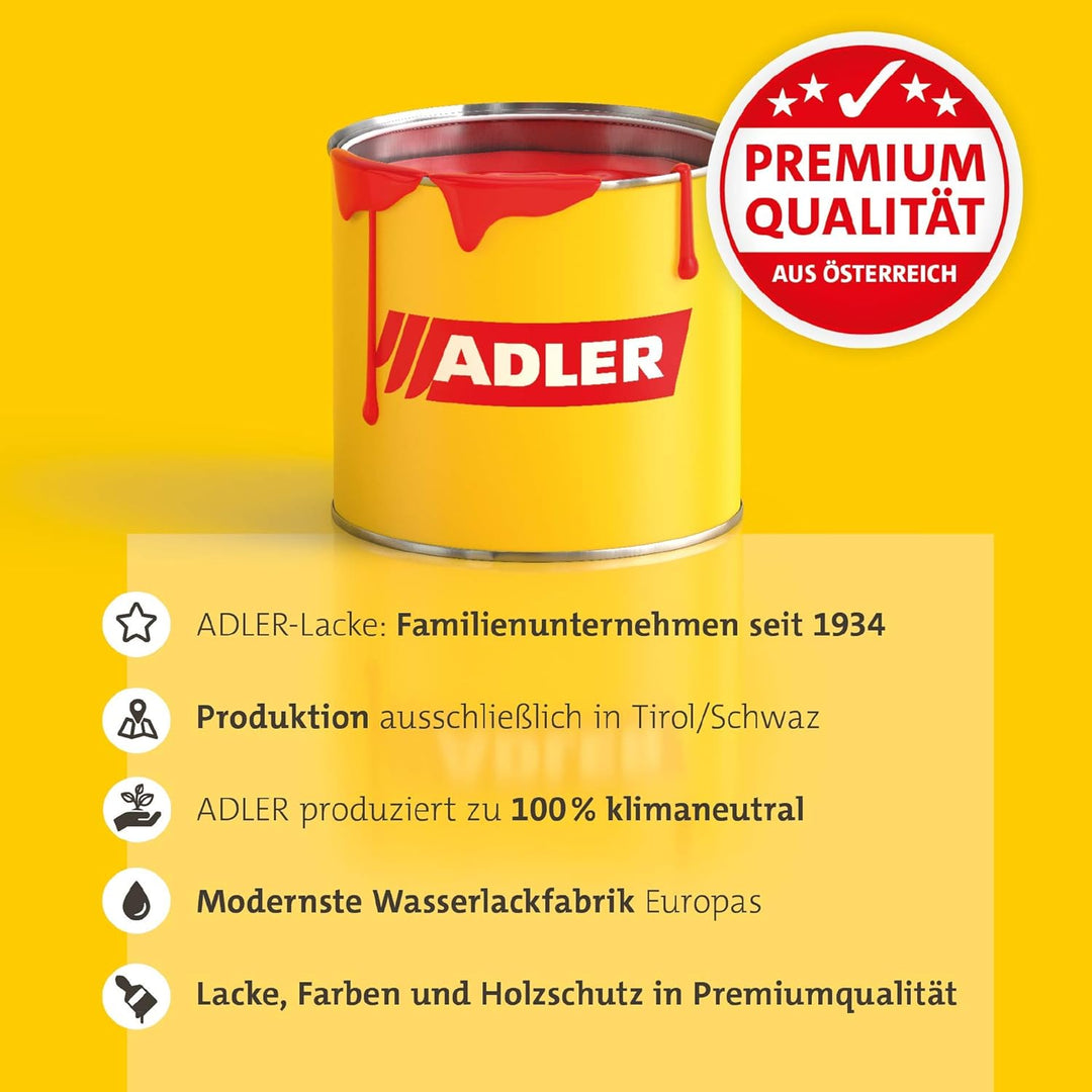 ADLER AVIVA Tirokat-Color - 1 Liter - B28/4 Aluminium - Wetterbeständige, mineralische Fassadenfarbe