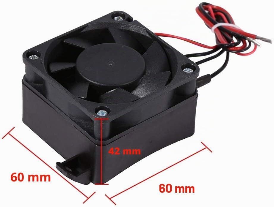 GOTOTOP 12V 100W Lufterhitzer für raumverstellbare, energiesparende PTC-Thermistorisolierung mit kon