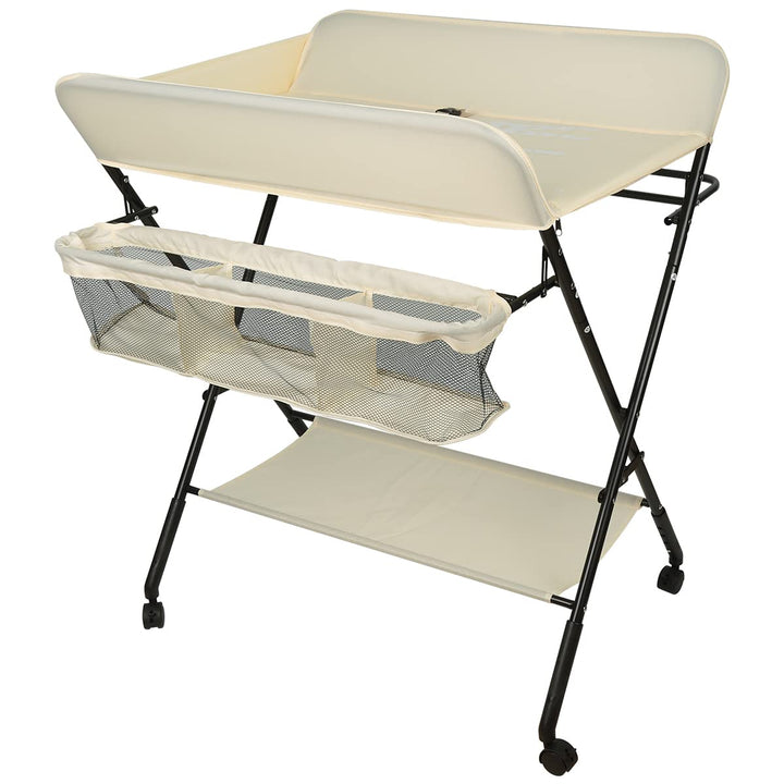 Kedia Baby Wickeltisch, Multifunktions-Wickelkommode, Babypflegetisch, Mobiler Wickeltisch mit Ablag