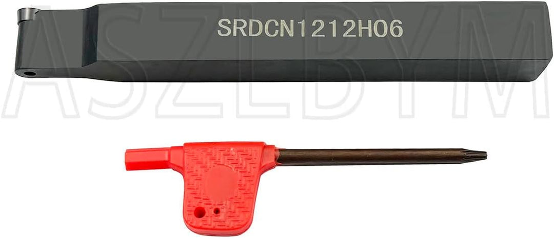 ASZLBYM 11 Stück RCMT060204 MO Wendeschneidplatten-Fräseinsätze Klingenfräser mit 1/2 "/ 12 mm SRDCN